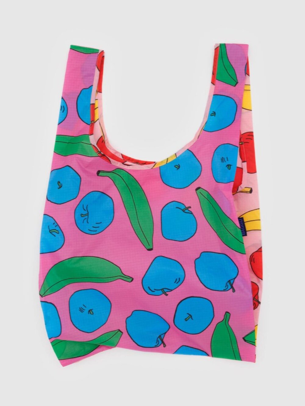 BAGGU Set of 3 Standard Size Reusable Grocery Bags Still Life Cat Fruit Cake NEW - Picture 5 of 10